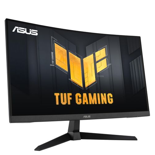 ASUS Gaming-Monitor "TUF Gaming VG27VQM1B", E (A-G), schwarz, B:61cm H:7,8cm T:36,7cm, Monitore, Curved