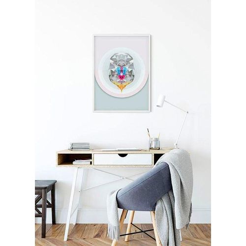 Komar Bild »Baboon«, Tiere, (1 St.), Wandbild zur Dekoration - ohne Rahmen
