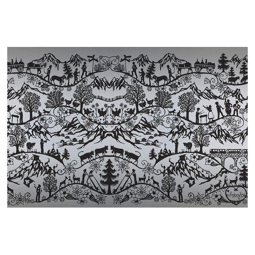 Hubatka TEXTIL Fensterfolie »Swissness«, 1 St., statisch haftend