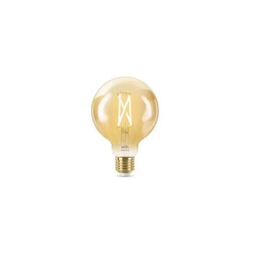 WiZ 50W E27 Globeform Filament Amber Warm- und Kaltweiß - Weiß