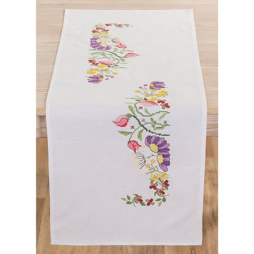 Stickläufer "Tulpen & mehr"