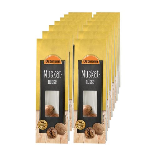 Ostmann Muskatnüsse 2 Stück 12 g, 14er Pack