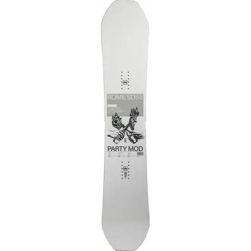 Rome SDS Rome Party Mod Snowboard (Weiß/Schwarz/Grau)