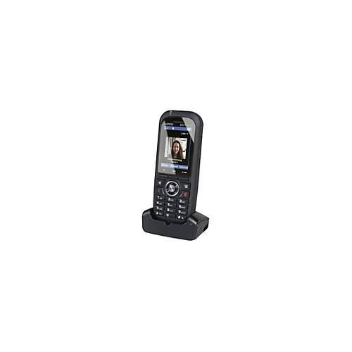 AGFEO DECT 70 IP - Schnurloses Erweiterungshandgerät - mit Bluetooth-Schnittstelle - IP-DECT - Schwarz