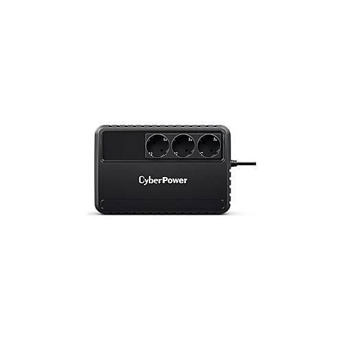 CyberPower BU Series BU650EU - USV - 360 Watt - 650 VA - Ausgangsanschlüsse: 3 - Schwarz