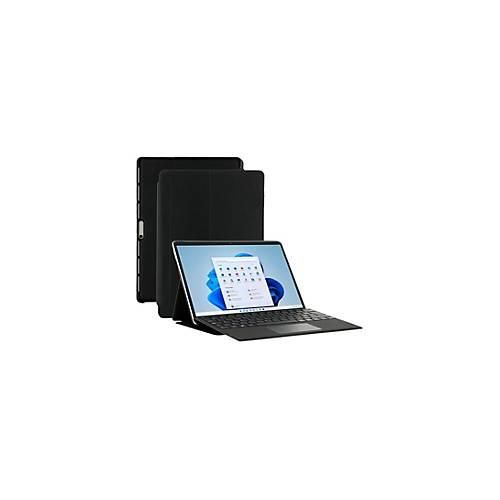 Mobilis RE.LIFE - Flip-Hülle für Tablet - mit Klappe - Ledereffekt-Material - Schwarz - Eco-Design