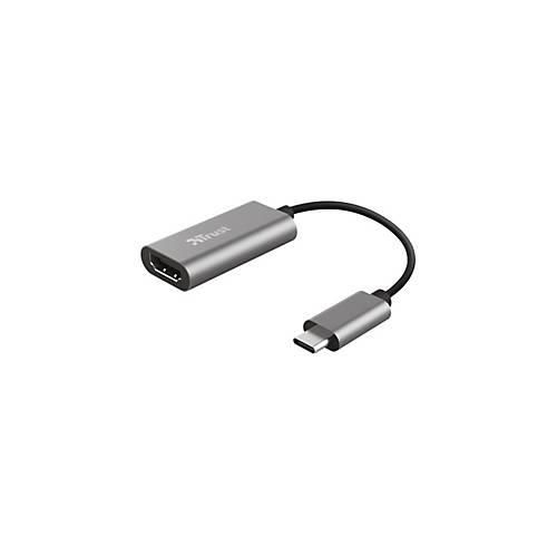 Trust Dalyx - Videoadapter - HDMI weiblich zu 24 pin USB-C männlich - 20 cm - 4K Unterstützung, 1080p-Unterstützung