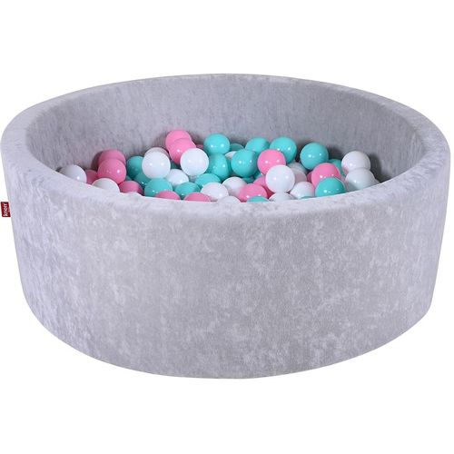 Knorrtoys® Bällebad »Soft, Grey«, mit 300 Bällen rose/creme/lightBlue; Made in Germany