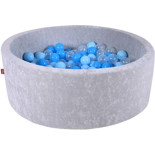 Knorrtoys® Bällebad »Soft, Grey«, mit 300 Bällen soft Blue/Blue/transparent; Made in Europe