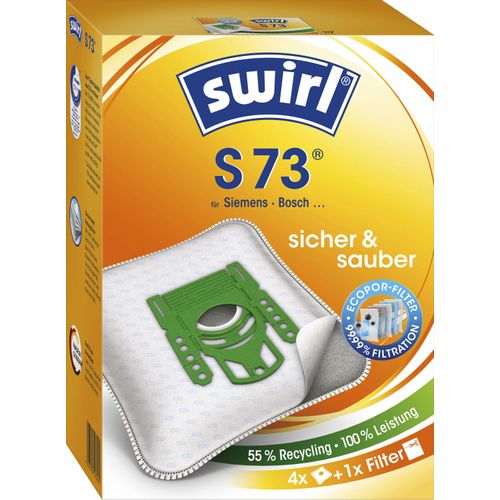 Swirl Staubsaugerbeutel »Swirl® S 73«, (Packung), 4er- Pack