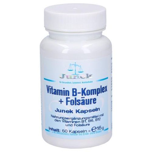 VITAMIN B KOMPLEX+Folsäure Junek Kapseln 60 St