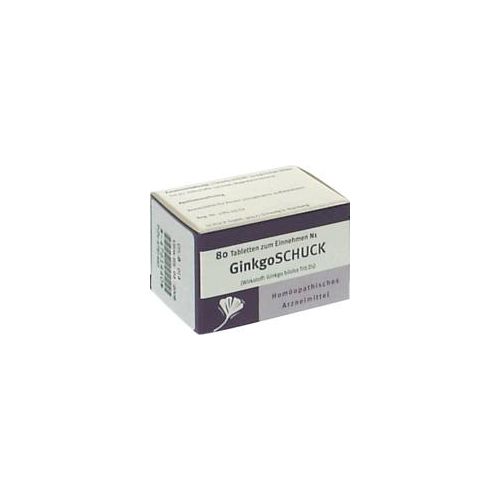 GINKGOSCHUCK Tabletten 80 St