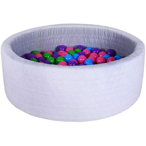 Knorrtoys® Bällebad »Cosy, Geo Grey«, mit 300 Bällen softcolor