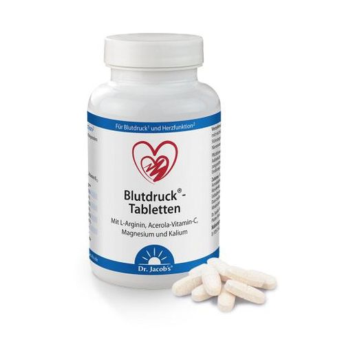 Dr. Jacob's Blutdruck-Tabletten Arginin Magnesium Kalium 126 St