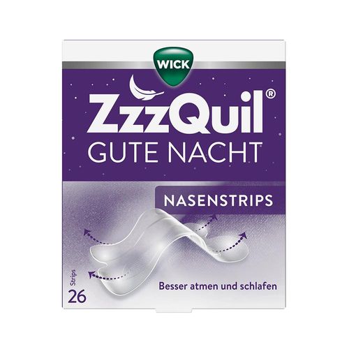 WICK ZzzQuil Gute Nacht Nasenstrips 26 St