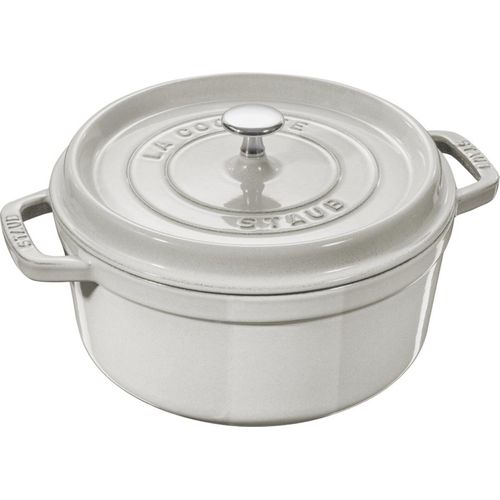 Staub Cocotte, 18 Cm Weisser Trüffel Rund Gusseisen Weisser Trüffel