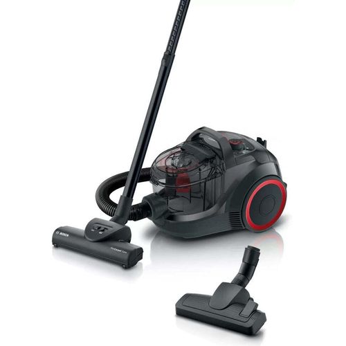Staubsauger, Bosch BGC21POW1, SER4 Beutelloser Staubsauger ProPower, 750 W, 2,0 l, 78 dB(A), Schwarz