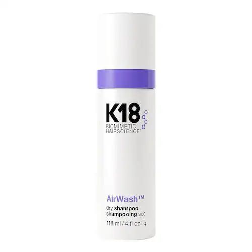 K18 - Airwash Trockenshampoo - Talg Reduzieren + Gerüche Beseitigen - airwash Dry Shampoo 118ml