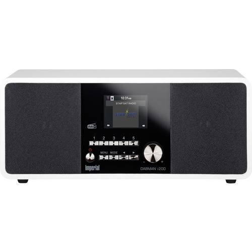 Imperial Dabman i200 Internet Tischradio DAB+, UKW, Internet AUX, USB, Internetradio Weiß