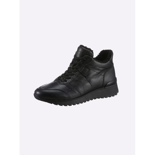 Stiefelette CAPRICE, Damen, Gr. 41, schwarz, Glattleder, sportlich, Schuhe