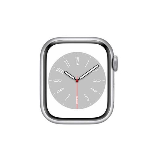 Apple Watch Series 8 (2022) - (Band nicht enthalten) - GPS 45 mm - Silber Aluminium