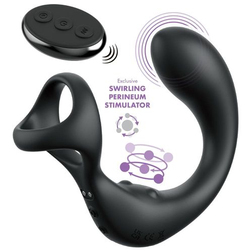 Prostata-Vibrator „Ass-Gasm Taint-Alizer“ mit Swirling Perineum Stimulator