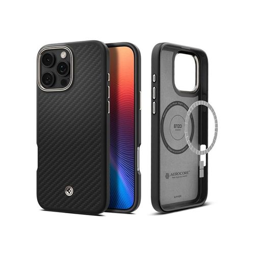 Spigen Enzo Aramid - Black - iPhone 16 Pro