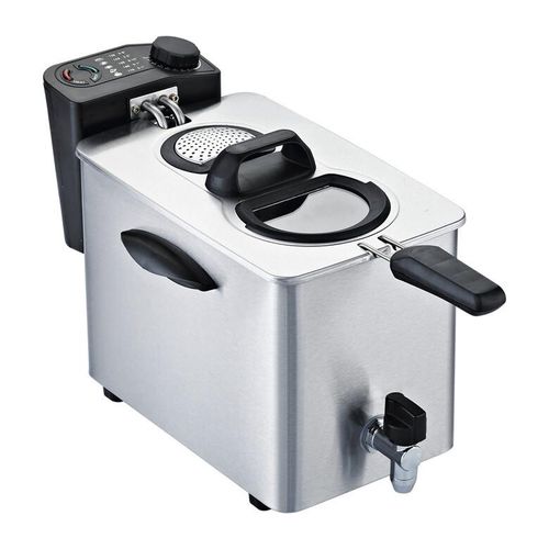 RGV FR TYPE4L Friteuse Single 4 L Unabhängig 2500 W Schwarz, Edelstahl
