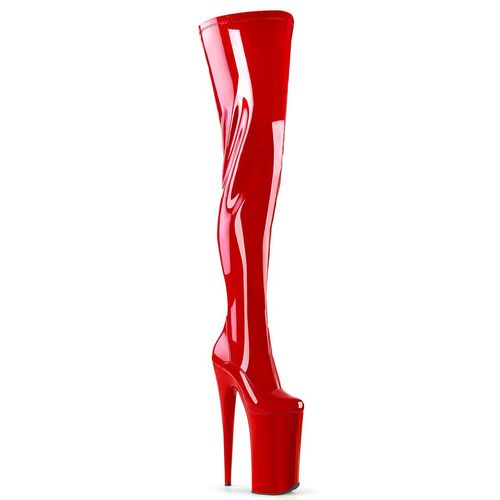 BEYOND-4000 Damen Boots von Pleaser, Rot , EU 38, US 8