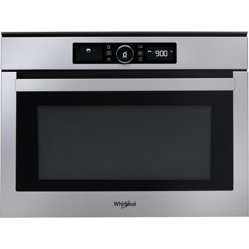 Whirlpool AMW 508/IX Einbau-Mikrowelle mit Grill, 40 L, 900 W, Stahl