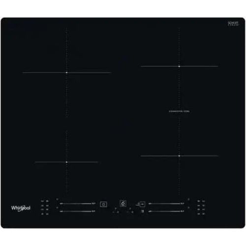 Whirlpool WB S2560 NE, Schwarz, Integriert, 59 cm, Zonen-Induktionskochfeld, Glaskeramik, 4 Zone(n)