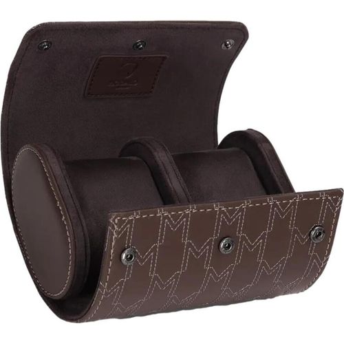 Modalo - 310291 - Uhrenrolle für 2 Uhren - mahagoni-braun - Optimus
