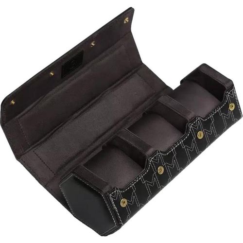 Modalo - 320311 - Uhrenrolle für 3 Uhren - schwarz - Sirius