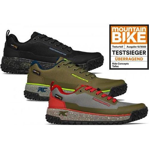 Ride Concepts Tallac Flat Men's Shoe, Black/Charcoal, 42
