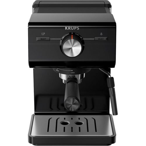 KRUPS XP3818 AUTHENTIC Siebträger-Espressomaschine, Farbe:Schwarz