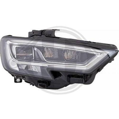 DIEDERICHS Hauptscheinwerfer rechts ohne LED-Steuergerät für Abblend-/Fernlicht AUDI 8V0941774C 8V0941774K 1033284