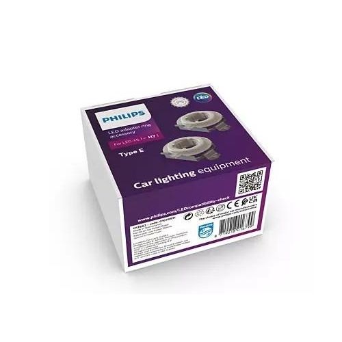 PHILIPS Adapterring H7 LED type E (2stk.) Lampenfassung, Hauptscheinwerfer 11178X2