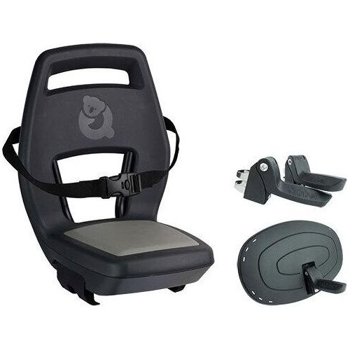 Kindersitz QIBBEL 6+ JUNIOR MIK-HD für Gepäckträger, schwarz, bis 27 kg