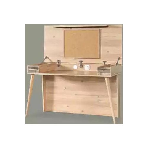 Sekretär Schreibtisch Tisch 130x60x152 Schreibtische Tische Möbel Holz Computer