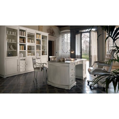Italienische Möbel Büro Tisch Einrichtung Möbel Schreibtisch Echtholz Tische Neu