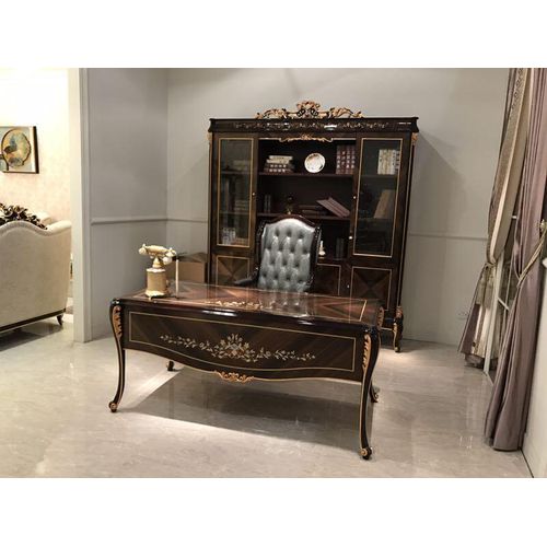 Schreibtisch Büro Tisch Klassischer Designer Office Tische Barock Rokoko E70 Neu