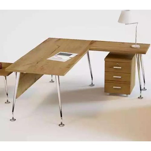 Klassische Büromöbel Designer Eckschreibtisch Arbeitstisch Holz Möbel