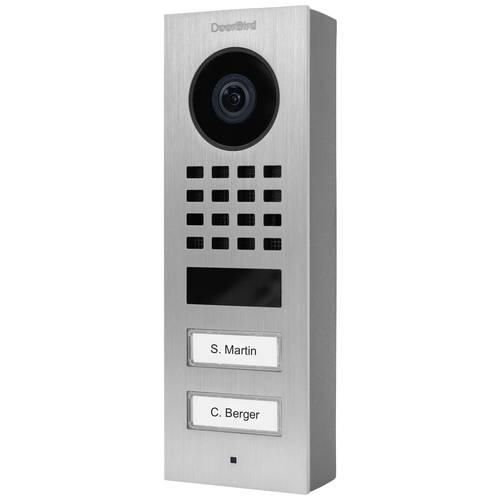 DoorBird D1102V Aufputz IP-Video-Türsprechanlage WLAN, LAN Außeneinheit Edelstahl V2A (gebürstet)