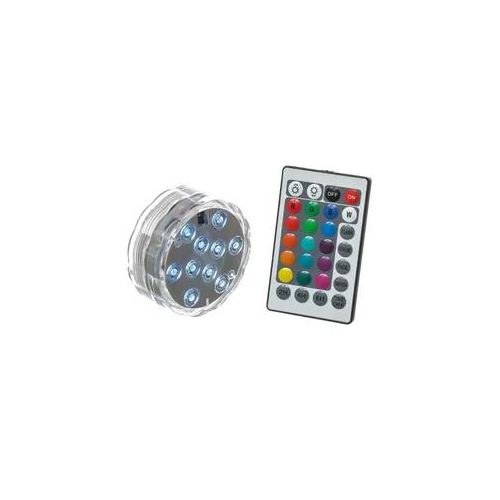 LED Unterwasserlicht RGB - Farbwechsler für Vasen, Schalen, Teich, Aquarium - Fernbedienung