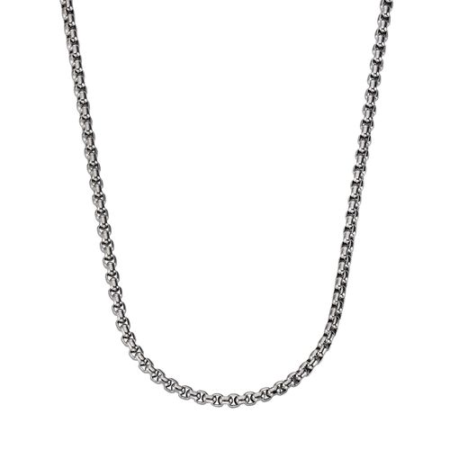 Zeeme Stainless Steel Collier Ankerkette Edelstahl 2mm breit