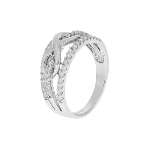 Zeeme Silber Ring Silber 925 rhodiniert mit Unendlichkeitssymbol