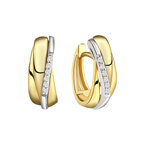 Celesta Gold Ohrring 375/- Gelbgold Weißgold