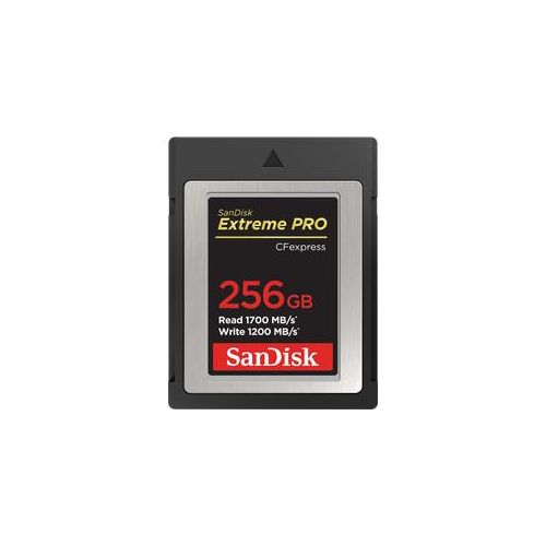 SanDisk Extreme PRO CFexpress Card 256GB Type B, 1700/1200 MB/s