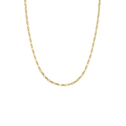 Collier LADY, gold (gelbgold 375), Halsketten, Damen, 45, Metall-Gold, L: 45cm, Metall, Gold, Halskette Goldkette