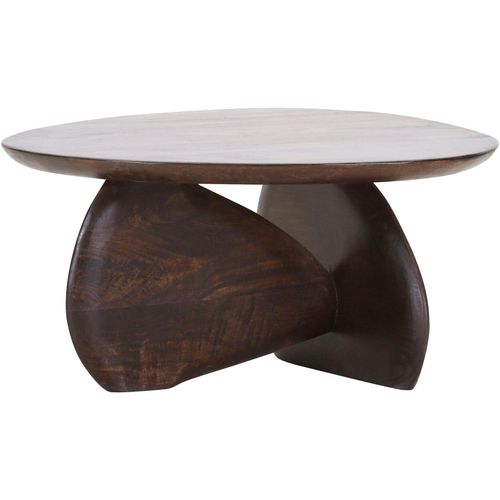Couchtisch GUTMANN FACTORY, braun (dunkelbraun, dunkelbraun, dunkelbraun), B:68cm H:35cm T:70cm, Tische